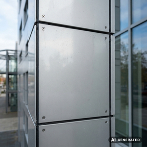 rostet Aluminium erkennbar an Konstruktion